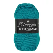 Scheepjes Chunky Monkey 2015 Ocean - óceánkék akril fonal - blue acrylic yarn