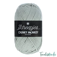 Scheepjes Chunky Monkey 2019 Smoke - szürkés drapp akril fonal - gray acrylic yarn
