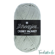 Scheepjes Chunky Monkey 2019 Smoke - szürkés drapp akril fonal - gray acrylic yarn
