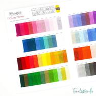 Scheepjes Chunky Monkey - Color Sample Card - Színpaletta Scheepjes Chunky Monkey - Color Sample Card - Színpaletta