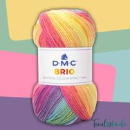 DMC Brio 408 - Szivárvány - színváltós fonal - color-effect yarn - 02 DMC Brio 408 - Szivárvány - színváltós fonal - color-effect yarn - 02