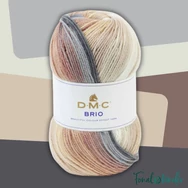 DMC Brio 421 - Drapptól Szürkéig - színváltós fonal - color-effect yarn