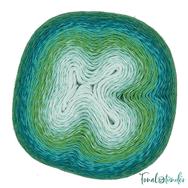 Scheepjes Woolly Whirl 475 - Melting Mint Centre - pamut-gyapjú fonal - yarn cake Scheepjes Woolly Whirl 475 - Melting Mint Centre - pamut-gyapjú fonal - yarn cake
