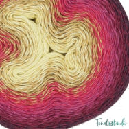 Scheepjes Woolly Whirl 478 - Creme Anglaise Centre - pamut-gyapjú fonal - yarn cake