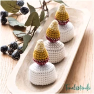 Ricorumi Lamé 002 Gold - csillogó amigurumi fonal - sparkling yarn  - 02