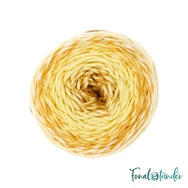 Ricorumi Spin Spin 002 Yellow - sárga színátmenetes pamut fonal - gradient cotton yarn
