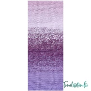 Ricorumi Spin Spin 008 Purple - lila színátmenetes pamut fonal - gradient cotton yarn - 02