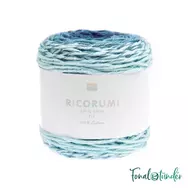 Ricorumi Spin Spin 010 Blue - kék színátmenetes pamut fonal - gradient cotton yarn - 01