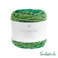 Ricorumi Spin Spin 013 Green - zöld színátmenetes pamut fonal - gradient cotton yarn - 01