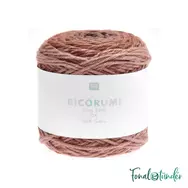 Ricorumi Spin Spin 015 Brown - barna színátmenetes pamut fonal - gradient cotton yarn - 02