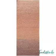 Ricorumi Spin Spin 015 Brown - barna színátmenetes pamut fonal - gradient cotton yarn - 01