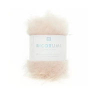 Ricorumi Furry Furry 013 Nude - faux fur carry-along yarn - rózsaszín szőrös kísérőfonal
