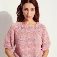 Rico Lazy Hazy Summer - 002 - rózsaszín pamut-akril fonal - cotton based yarn - 03