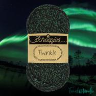 Scheepjes Twinkle 903 - csillogó fekete-zöld pamut fonal - glittering black-green cotton yarn Scheepjes Twinkle 903 - csillogó fekete-zöld pamut fonal - glittering black-green cotton yarn