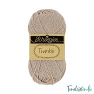 Scheepjes Twinkle 904 - csillogó bézs pamut fonal - glittering beige cotton yarn Scheepjes Twinkle 904 - csillogó bézs pamut fonal - glittering beige cotton yarn