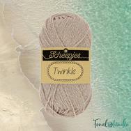 Scheepjes Twinkle 904 - csillogó bézs pamut fonal - glittering beige cotton yarn Scheepjes Twinkle 904 - csillogó bézs pamut fonal - glittering beige cotton yarn