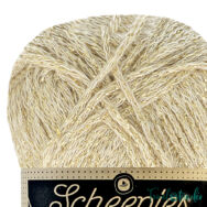 Scheepjes Twinkle 938 - csillogó bézs pamut fonal - glittering beige cotton yarn