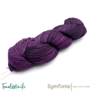 Symfonie Viva 1024 Aubergine - purple merino wool yarn - lila gyapjú fonal - 03