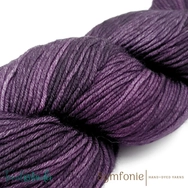 Symfonie Viva 1024 Aubergine - purple merino wool yarn - lila gyapjú fonal - 04