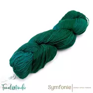 Symfonie Viva 1031 Deep Emerald green merino wool yarn - zöld gyapjú fonal - 03