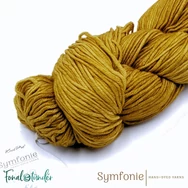 Symfonie Viva 1038 Spicy Mustard yellow merino wool yarn - sarga gyapjú fonal