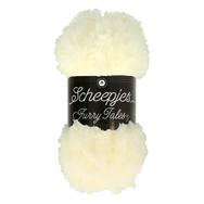 Scheepjes Furry Tales 971 Snow Queen - fehér bundás fonal - white fluffy yarn Scheepjes Furry Tales 971 Snow Queen - fehér bundás fonal - white fluffy yarn