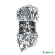 Scheepjes Furry Tales 979 Big Bad Wolf - szürke bundás fonal - gray fluffy yarn Scheepjes Furry Tales 979 Big Bad Wolf - szürke bundás fonal - gray fluffy yarn