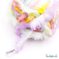 Scheepjes Furry Tales 989 Unicorn - egyszarvús bundás fonal - multi-colored fluffy yarn
