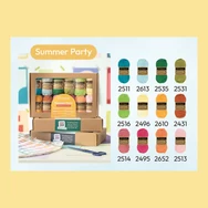 Scheepjes Softfun Color Pack - Summer Party - 12 gombolyag fonal  - 12 balls of yarn