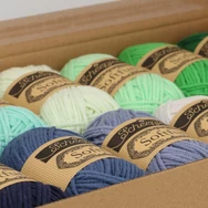 Scheepjes Softfun Color Pack - Ocean Breeze - 12 gombolyag fonal  - 12 balls of yarn