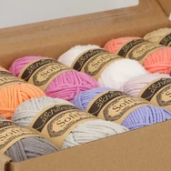 Scheepjes Softfun Color Pack - Spring Blossom - 12 gombolyag fonal  - 12 balls of yarn