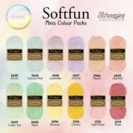 Scheepjes Softfun Color Pack - Pastel - 12 balls yarn