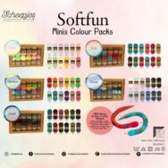 Scheepjes Softfun Color Pack - Jewel - 12 gombolyag fonal  - 12 balls of yarn