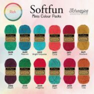 Scheepjes Softfun Color Pack - Rich - 12 gombolyag fonal  - 12 balls of yarn