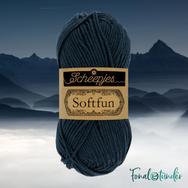 Scheepjes Softfun 2401 Prussian - blue - sötétkék - pamut-akril fonal - yarn blend - 02 Scheepjes Softfun 2401 Prussian - blue - sötétkék - pamut-akril fonal - yarn blend - 02