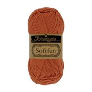 Scheepjes Softfun 2431 Clay - orange-brown - narancs-barna pamut-akril fonal - yarn blend Scheepjes Softfun 2431 Clay - orange-brown - narancs-barna pamut-akril fonal - yarn blend