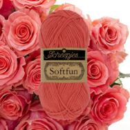 Scheepjes Softfun 2449 Salmon - red - lazacpiros - pamut-akril fonal - yarn blend