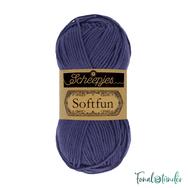 Scheepjes Softfun 2463 Purple - sötét lila - pamut-akril fonal - yarn blend Scheepjes Softfun 2463 Purple - sötét lila - pamut-akril fonal - yarn blend