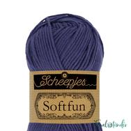 Scheepjes Softfun 2463 Purple - sötét lila - pamut-akril fonal - yarn blend - kep 3 Scheepjes Softfun 2463 Purple - sötét lila - pamut-akril fonal - yarn blend - kep 3