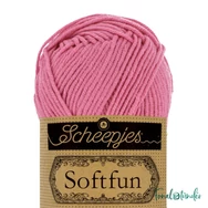 Scheepjes Softfun 2480 Pink - élénk rózsaszín - pamut-akril fonal - yarn blend