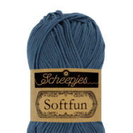 Scheepjes Softfun 2489 Denim - blue yarn