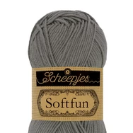 Scheepjes Softfun 2510 Dove - gray - galambszürke - pamut-akril fonal - yarn blend