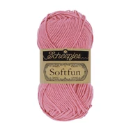 Scheepjes Softfun 2514 Rose - pink - rózsaszín - pamut-akril fonal - yarn blend