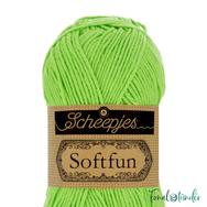Scheepjes Softfun 2516 Apple - vivid green - almazöld - pamut-akril fonal - yarn blend Scheepjes Softfun 2516 Apple - vivid green - almazöld - pamut-akril fonal - yarn blend