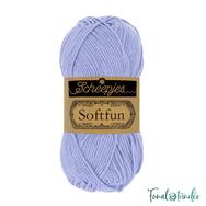 Scheepjes Softfun 2519 Vilolet - ibolya lila - pamut-akril fonal - yarn blend Scheepjes Softfun 2519 Vilolet - ibolya lila - pamut-akril fonal - yarn blend