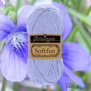 Scheepjes Softfun 2519 Vilolet - ibolya lila - pamut-akril fonal - yarn blend Scheepjes Softfun 2519 Vilolet - ibolya lila - pamut-akril fonal - yarn blend