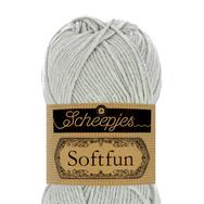 Scheepjes Softfun 2530 Cloud - light-gray - halvány szürke - pamut-akril fonal - yarn blend Scheepjes Softfun 2530 Cloud - light-gray - halvány szürke - pamut-akril fonal - yarn blend