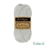 Scheepjes Softfun 2530 Cloud - light-gray - halvány szürke - pamut-akril fonal - yarn blend