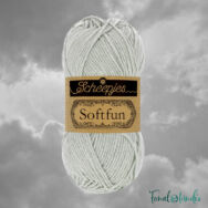 Scheepjes Softfun 2530 Cloud - light-gray - halvány szürke - pamut-akril fonal - yarn blend