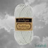 Scheepjes Softfun 2530 Cloud - light-gray - halvány szürke - pamut-akril fonal - yarn blend Scheepjes Softfun 2530 Cloud - light-gray - halvány szürke - pamut-akril fonal - yarn blend